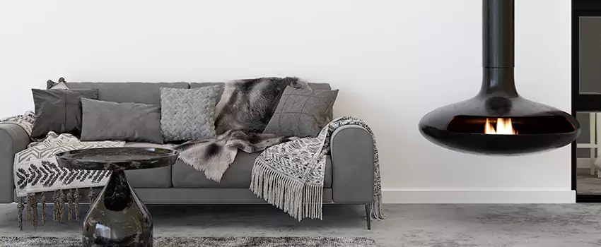 Circular Hanging Fireplace Installation Services in Frankfort, IL